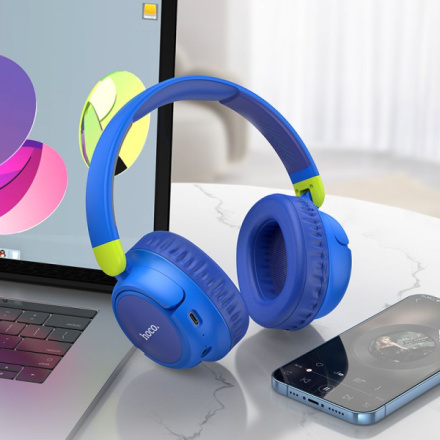 HOCO wireless bluetooth headphones W43 blue 592855