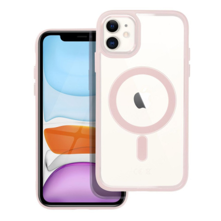 COLOR EDGE MAG COVER case compatible with MagSafe for IPHONE 11 pink 593901