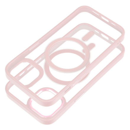 COLOR EDGE MAG COVER case compatible with MagSafe for IPHONE 13 pink 593906