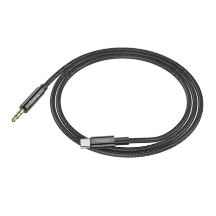 HOCO cable AUX Jack 3,5 mm to Type C UPA19 1 m black 594610