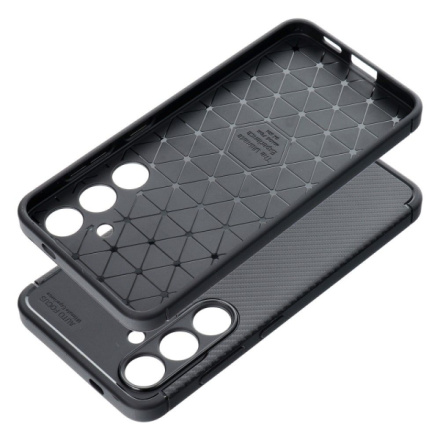 Case CARBON PREMIUM for SAMSUNG S24 black 596523