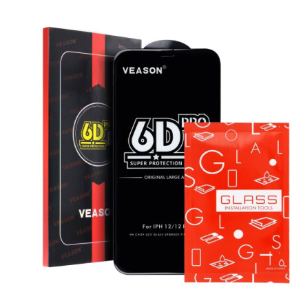 6D Tvrzené sklo 9H Pro Veason Glass - for Xiaomi Redmi 13C black, 597422