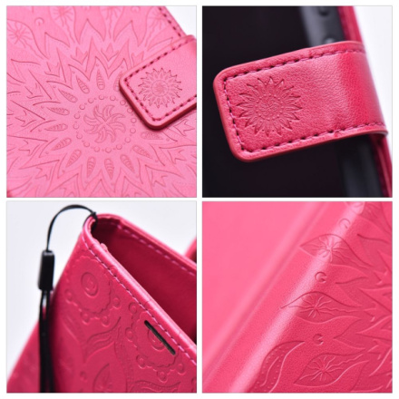 MEZZO Book case for SAMSUNG A35 5G mandala magenta 599392