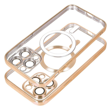 ELECTRO MAG COVER case compatible with MagSafe for SAMSUNG S24 Plus gold 600261