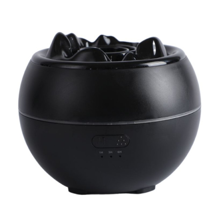 Colorful flame aromatherapy machine / humidifier / diffuser Art Deco model SSP-A13 black 600582