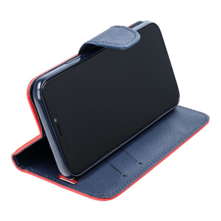 FANCY Book case for  XIAOMI Redmi Note 13 4G red / navy 600868