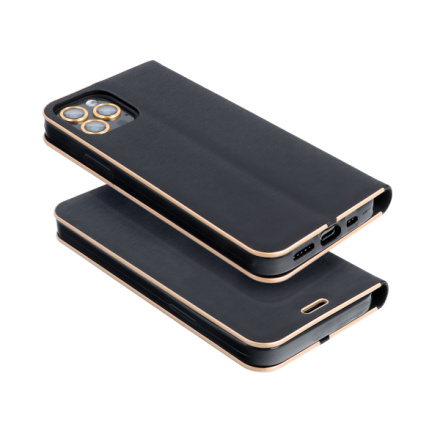 LUNA Book Gold for XIAOMI Redmi NOTE 13 PRO Plus 5G black 601178