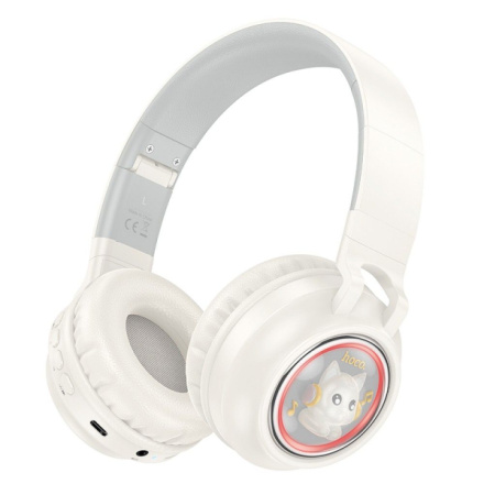 HOCO wireless headphones W50 milky white 601444