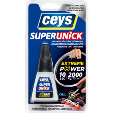 Ceys Superceys Unick gel univerzální vteřinové lepidlo štětec 5 g