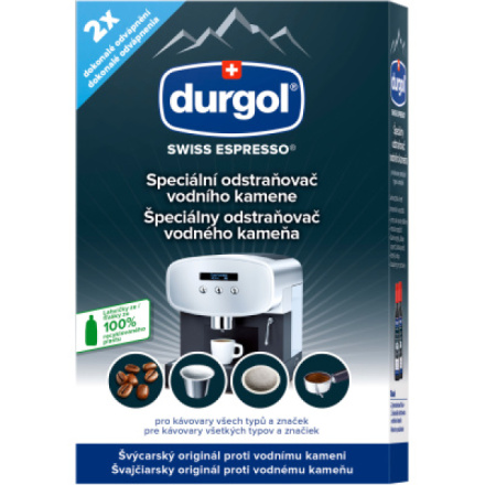 Durgol Swiss Espresso odstraňovač vodního kamene pro kávovary, 2×125 ml