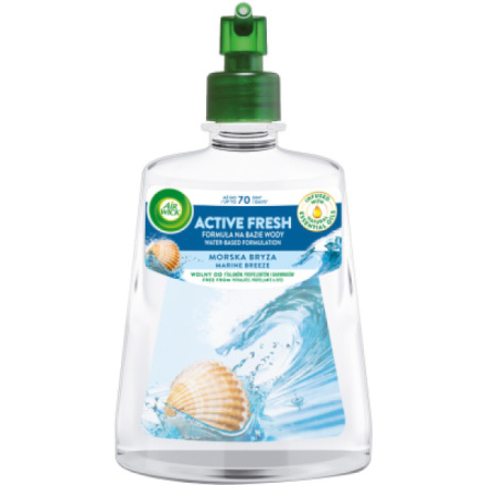 Air Wick Active Fresh nápň do difuzéru vodní báze, mořský vánek, 228 ml