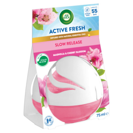 Air Wick Active Fresh Magnolie & Květy třešní osvěžovač vzduchu, 75 ml