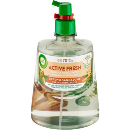 Air Wick Active Fresh Santalové dřevo nádradní náplň do difuzéru, 228 ml