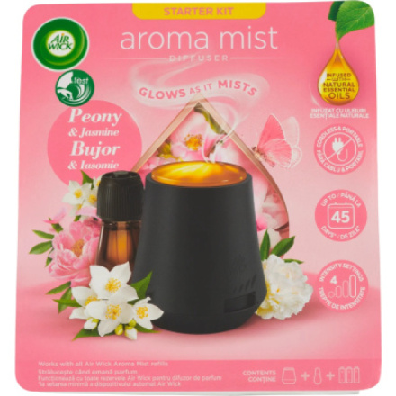 Air Wick Aroma Mist Pivoňka a jasmín vaporizér, 20 ml