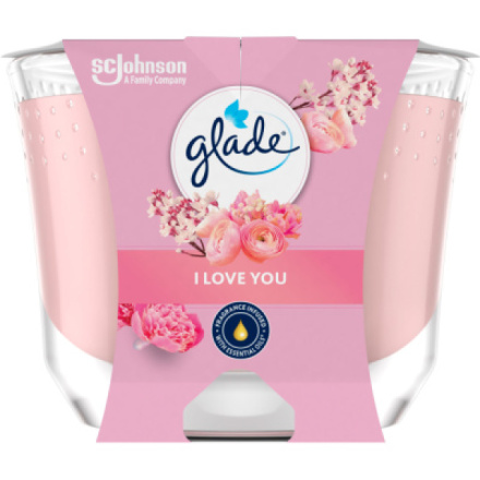 Glade svíčka vonná Maxi I Love You, 204 g