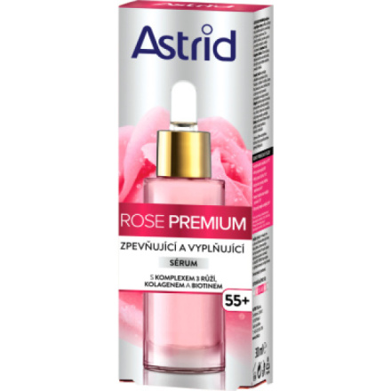 Astrid Rose Premium 55+ zpevňující a vyplňující sérum, 30 ml