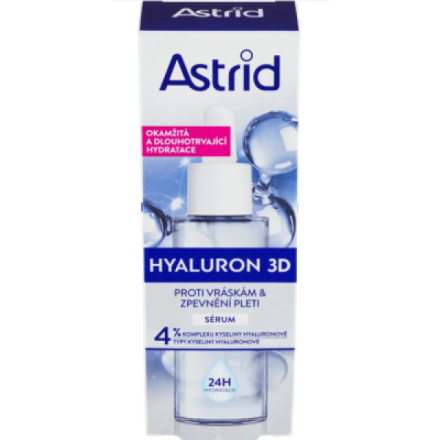 Astrid pleťové sérum Hyaluron 3D zpevňující, 30 ml