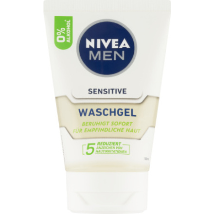 Nivea Men Sensitive čisticí gel, 100 ml