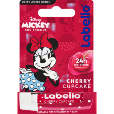 Labello Cherry Cupcake Limited Disney Edition Minnie pečující balzám na rty, 4,8 g