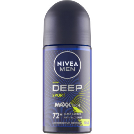 Nivea Men Deep Sport kuličkový antiperspirant, 50 ml