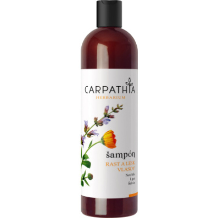 CARPATHIA Herbarium šampón na růst a lesk vlasů 350 ml