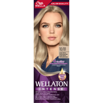 Wella barva na vlasy Wellaton Intense 10/81 ultra světlá popelavá blond, 110 ml