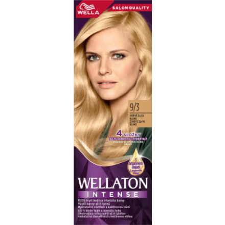 Wella barva na vlasy Wellaton Intense 9/3 zlatá blond, 110 ml