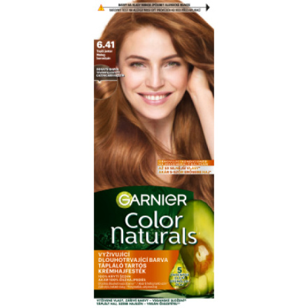 Garnier Color Naturals barva na vlasy, teplý jantar 6.41