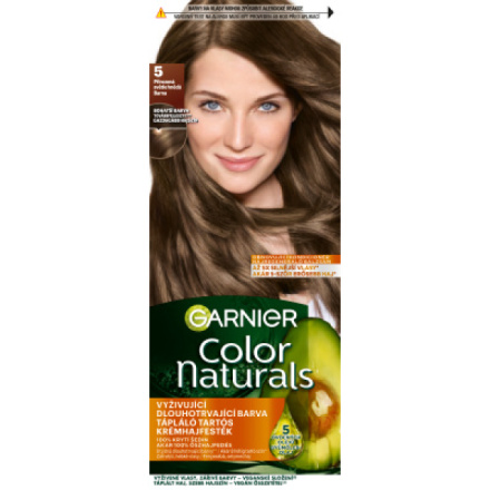 Garnier Color Naturals barva na vlasy, přirozená světle hnědá 5