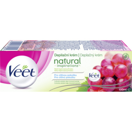 Veet Natural Inspirations depilační krém, 100 ml