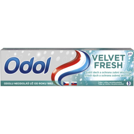 Odol Velvet Fresh zubní pasta s fluoridem, 75 ml