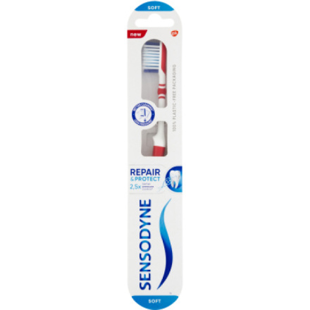Sensodyne Repair & Protect, zubní kartáček, měkký, white-red