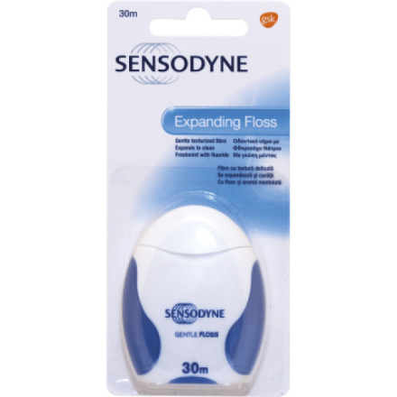 Sensodyne zubní nit expandující, 30 m