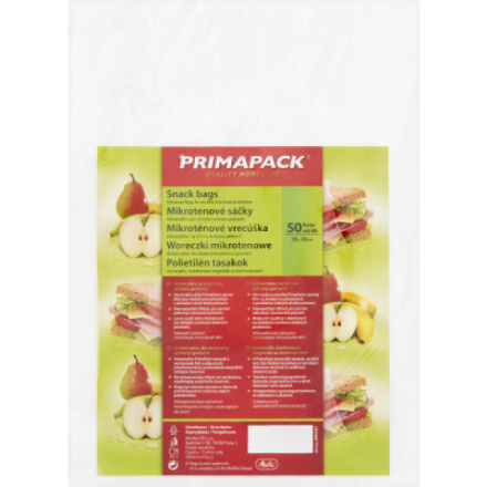 Primapack mikrotenové sáčky, 25 × 35 cm, 50 ks