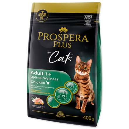 Krmivo Prospera Plus Adult 1+ Chicken  Optimal Wellness 0,4kg 1513-10011|X|X|KS