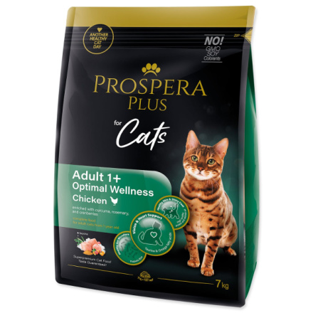 Krmivo Prospera Plus Adult 1+ Chicken  Optimal Wellness 7kg 1513-10013|X|X|KS