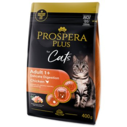 Krmivo Prospera Plus Adult 1+ Chicken  Delicate Digestion 0,4kg 1513-10051|X|X|KS