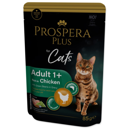 Kapsička Prospera Plus  Adult 1+, Chicken, Beans 85g 1513-10103|X|X|KS