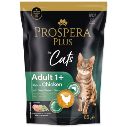 Kapsička Prospera Plus  Adult 1+, Chicken, Beans 85g 1513-10103|X|X|KS