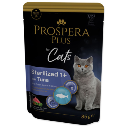 Kapsička Prospera Plus Sterilized 1+, Tuna, Beans 85g 1513-10109|X|X|KS