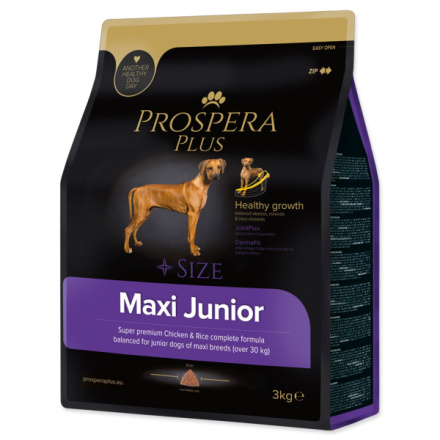 Krmivo Prospera Plus Maxi Junior kuře s rýží 3kg 1514-10604|X|X|KS