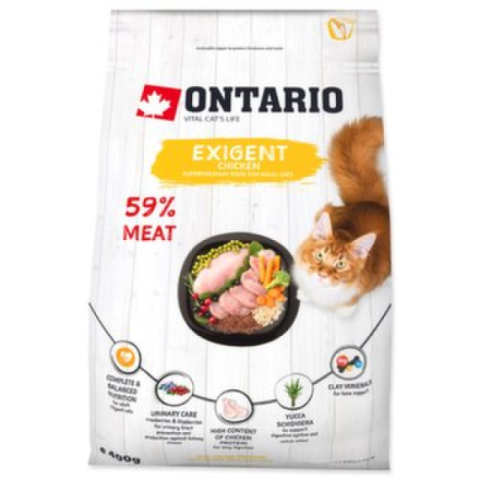 Krmivo Ontario Cat Exigent 0,4kg 213-10533|X|X|KS