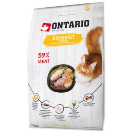 Krmivo Ontario Cat Exigent 6,5kg 213-10537|X|X|KS