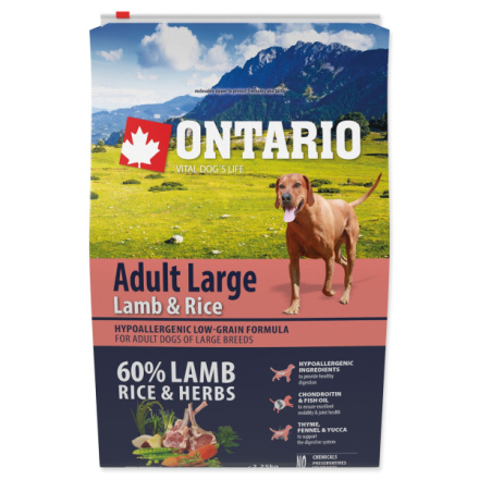 Krmivo Ontario Adult Large Chicken & Potatoes 2,25kg 214-10735|X|X|KS