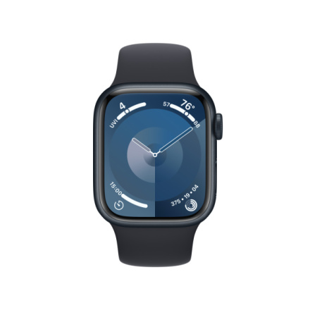 Apple Watch Series 9 41mm Cellular Temně inkoustový hliník s temně inkoustovým sportovním řemínkem MRHR3QC/A