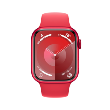 Apple Watch Series 9 45mm PRODUCT(RED) Červený hliník s PRODUCT(RED) sportovním řemínkem - M/L MRXK3QC/A