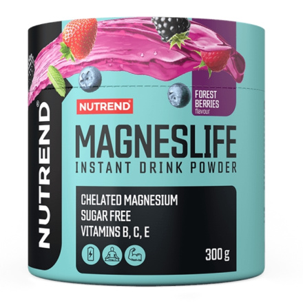 Nutrend MAGNESLIFE INSTANT DRINK POWDER 300 g, lesní plody VS-118-300-LP