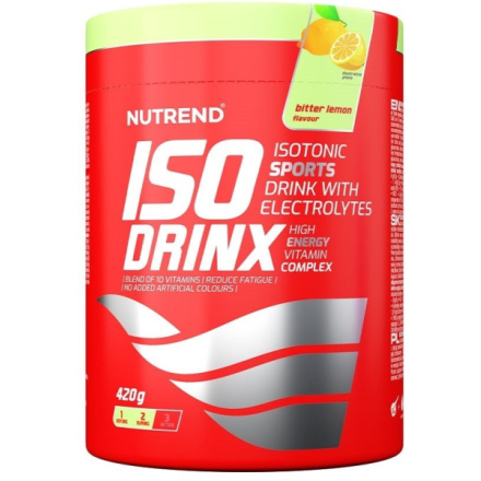 Nutrend ISODRINX 420 g, bitter lemon VS-014-420-BLE