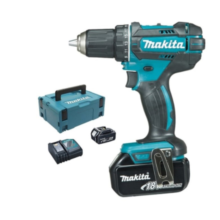 Makita DDF482RFJ Aku vrtací šroubovák Li-ion LXT 18V/3,0 Ah 2x aku, kufr DDF482RFJ