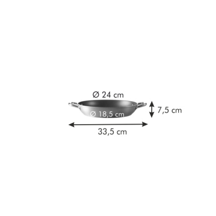 Tescoma Pánev hluboká GrandCHEF 24 cm, 2 úchyty   606854.00